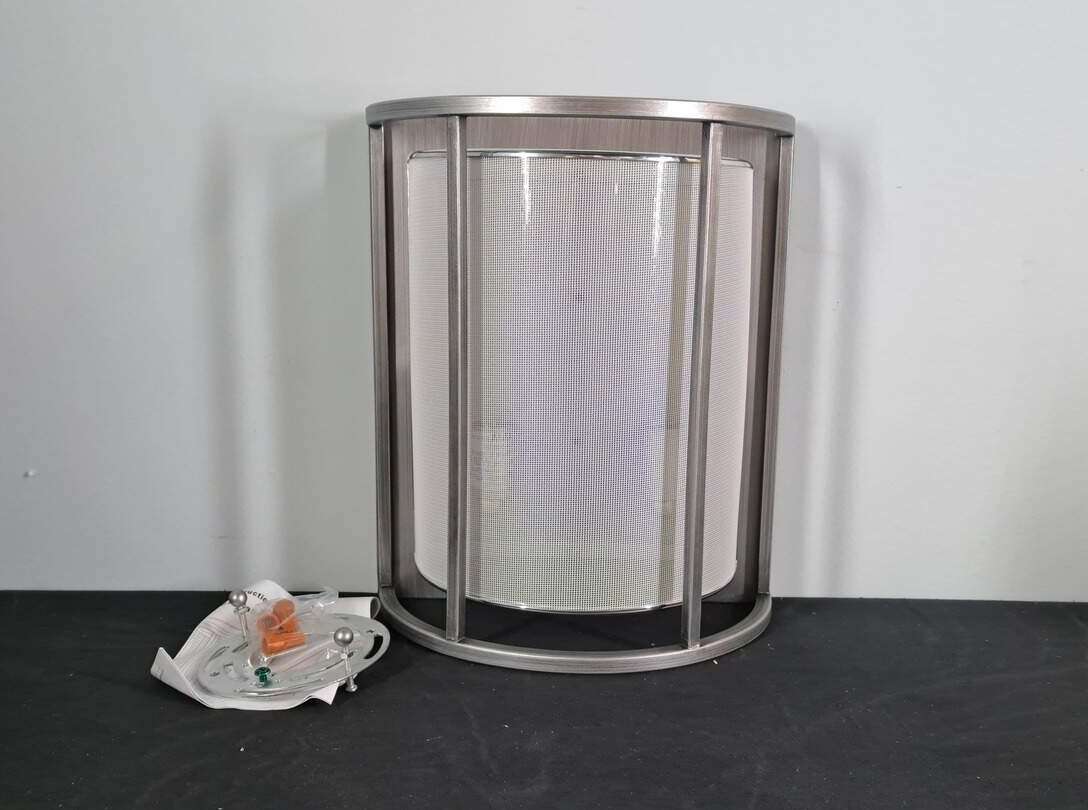 Brushed Nickel 2-Light Wall Sconce / Wall Lantern