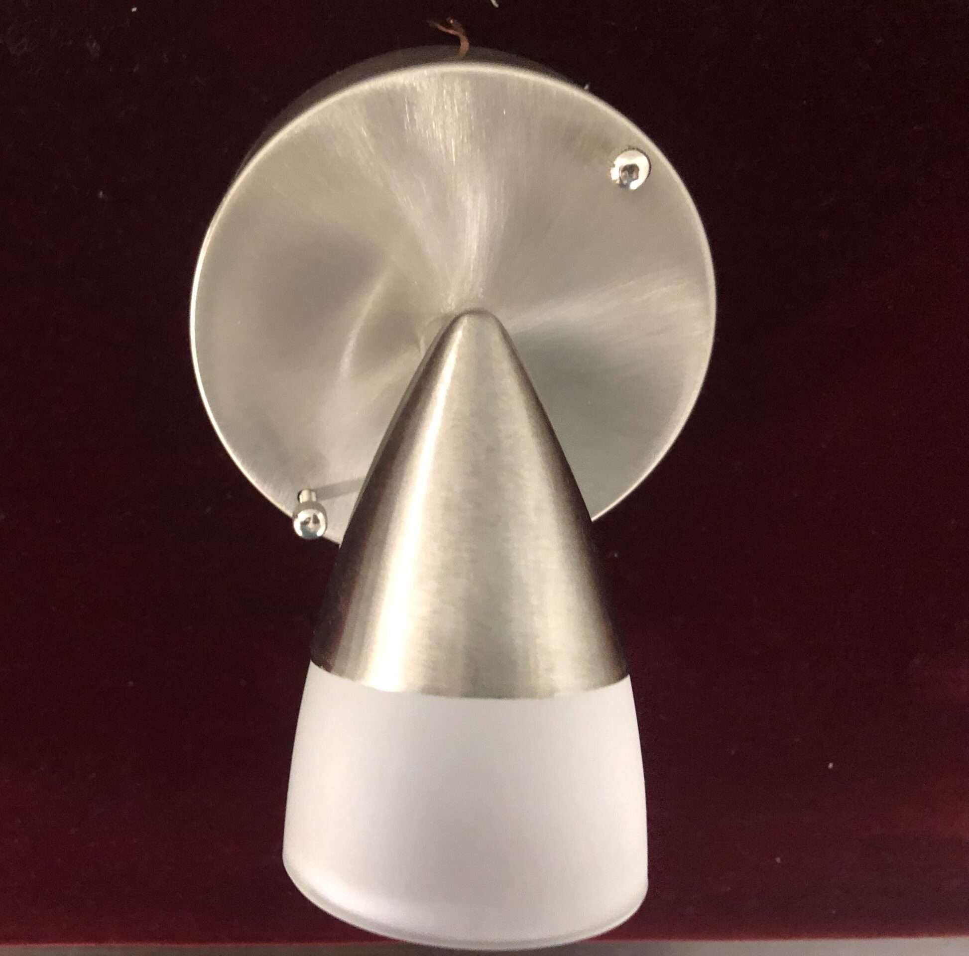 Allen + Roth Flushmount Spot Light with Frosted Glass Shade